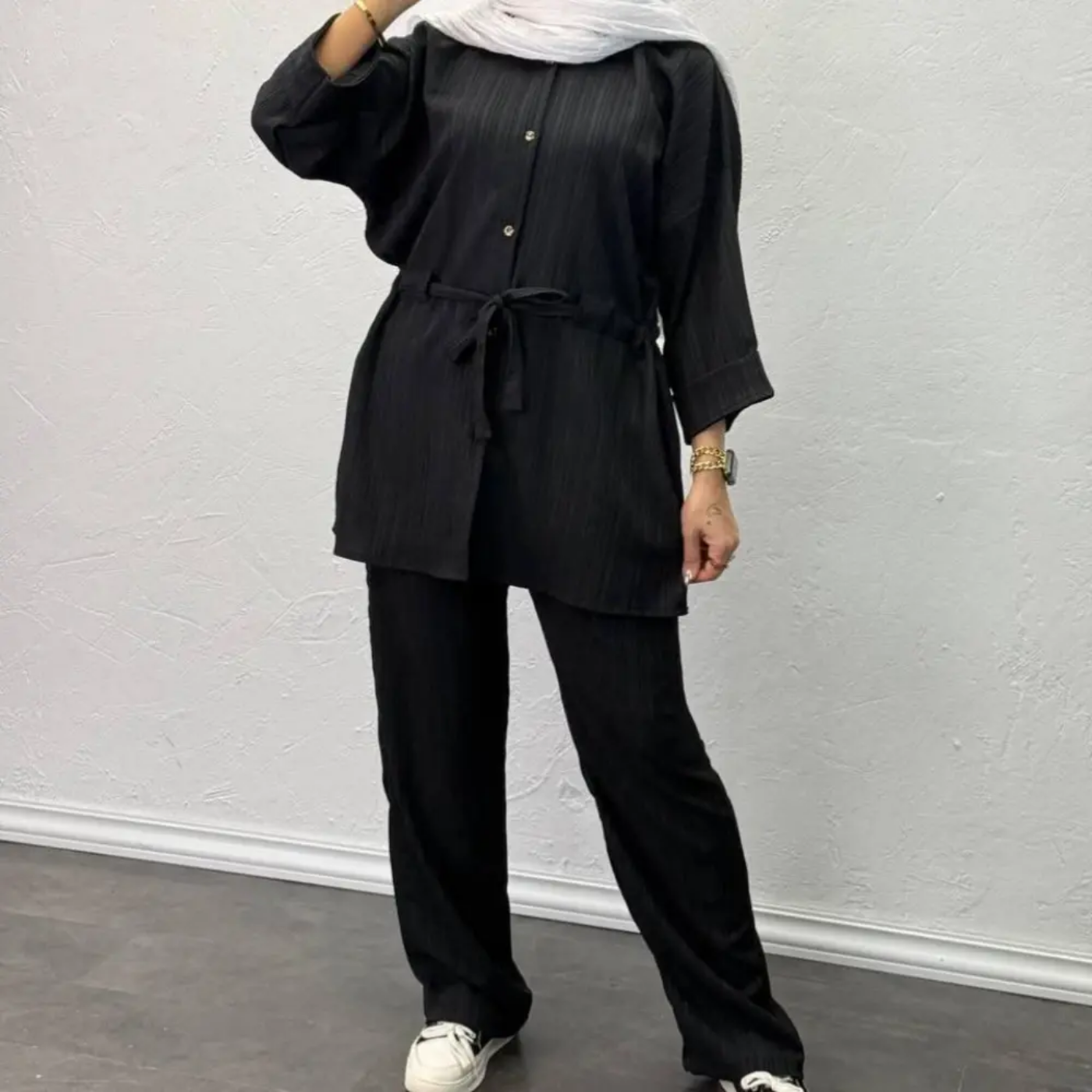 تصویر  شومیز شلوار زنانه ست کراش