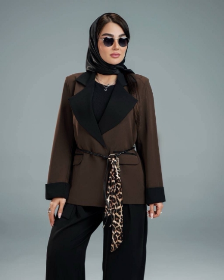 تصویر  کت و شلوار زنانه مازراتی مدل برمودا