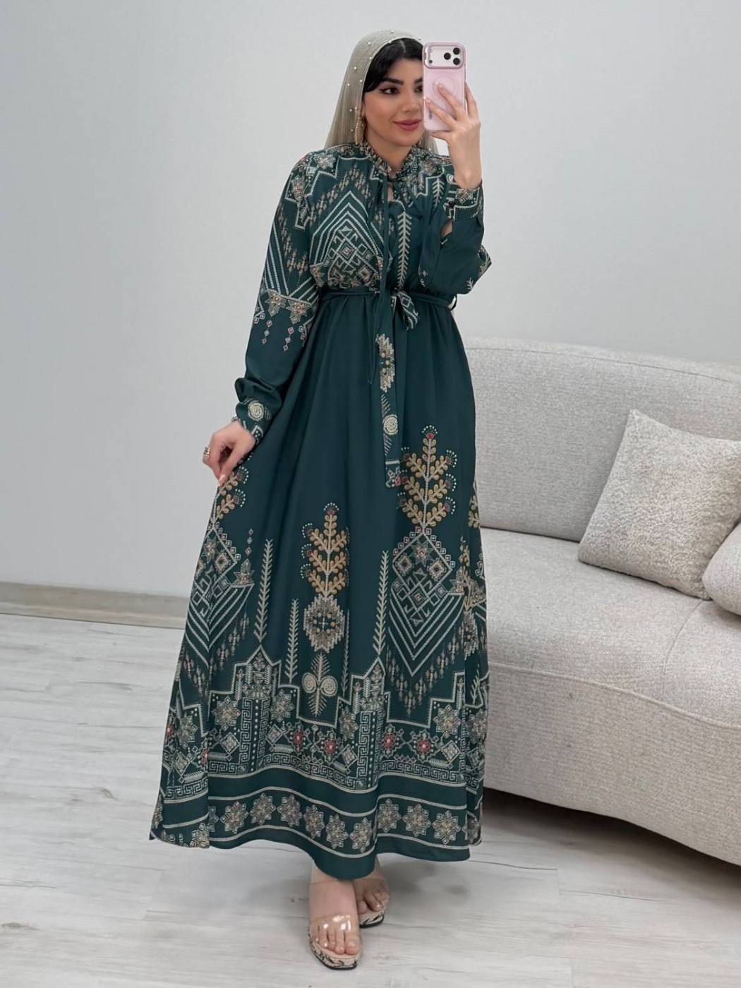 تصویر  پیراهن ساحلی سنتی