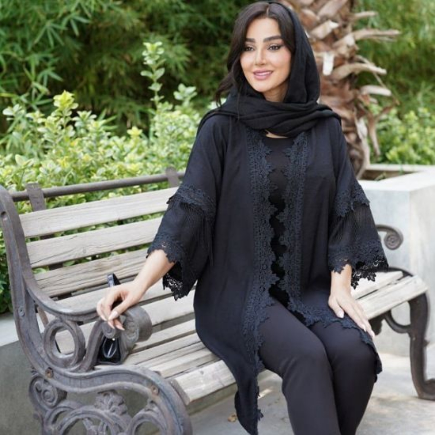 تصویر  مانتو کرسپو گیپور مدل وفا
