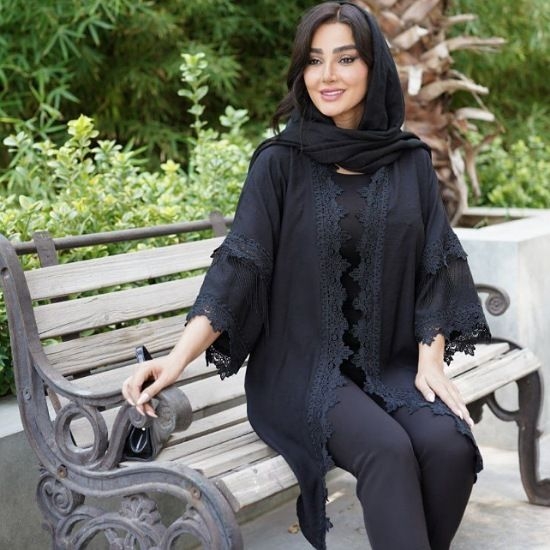 تصویر  مانتو کرسپو گیپور مدل وفا
