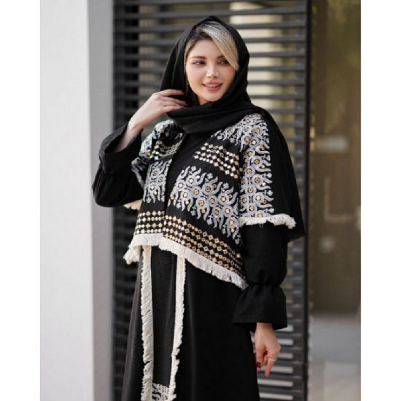 تصویر  پانچ و پیراهن زنانه هندی