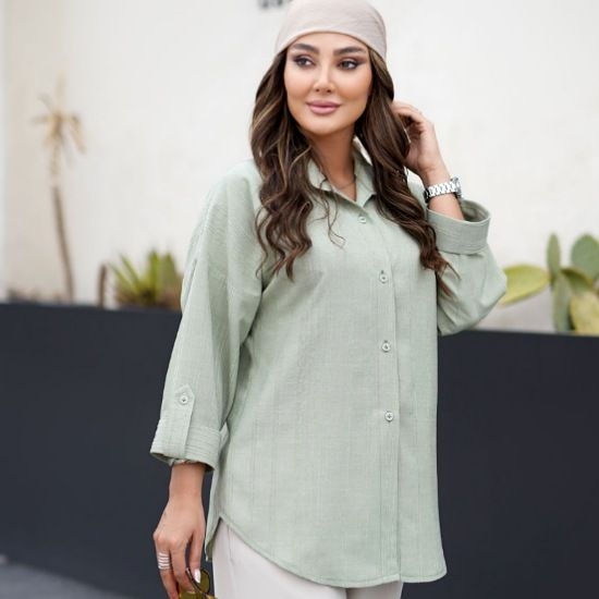 تصویر  شومیز زنانه ساده میراکل