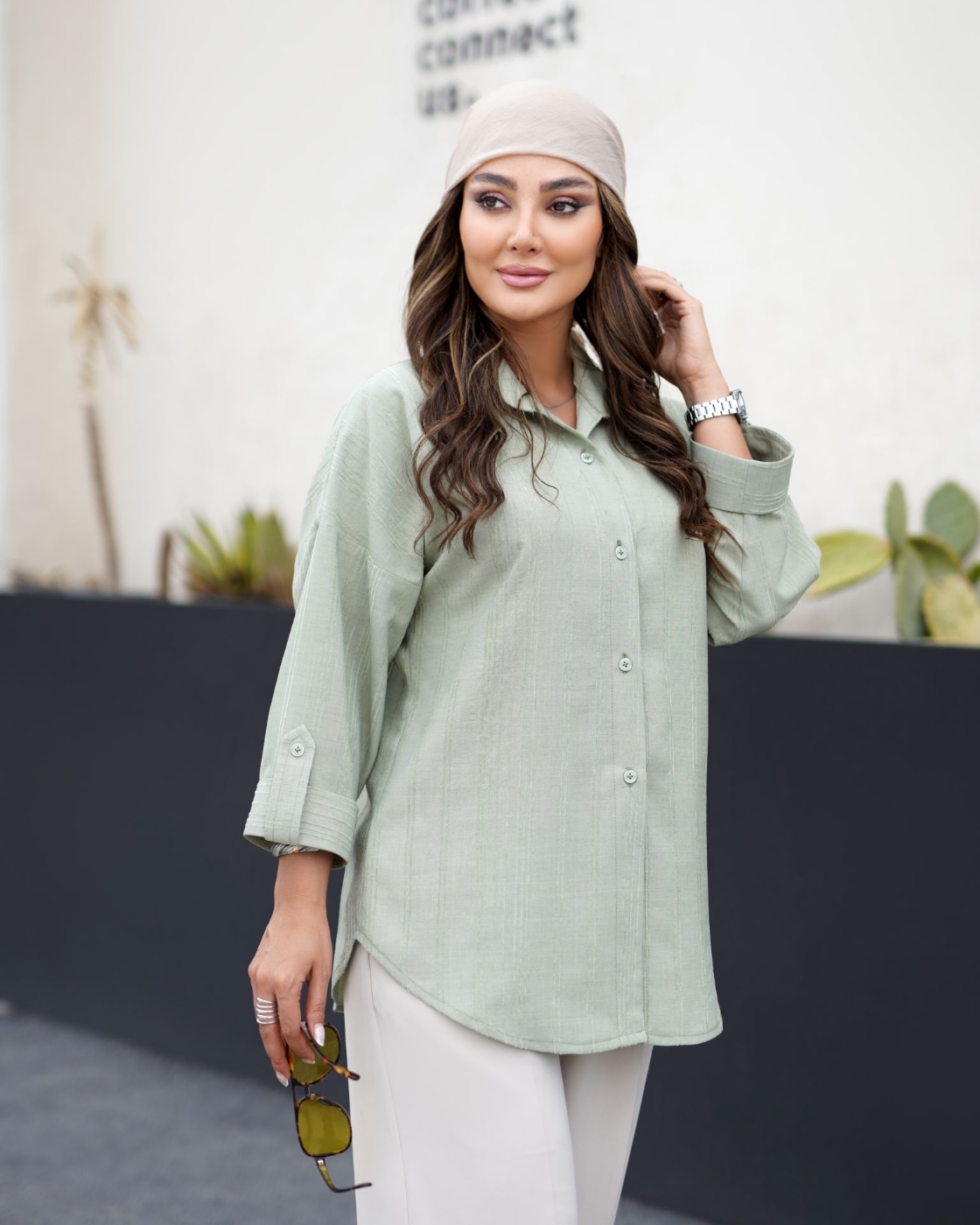 تصویر  شومیز زنانه ساده میراکل