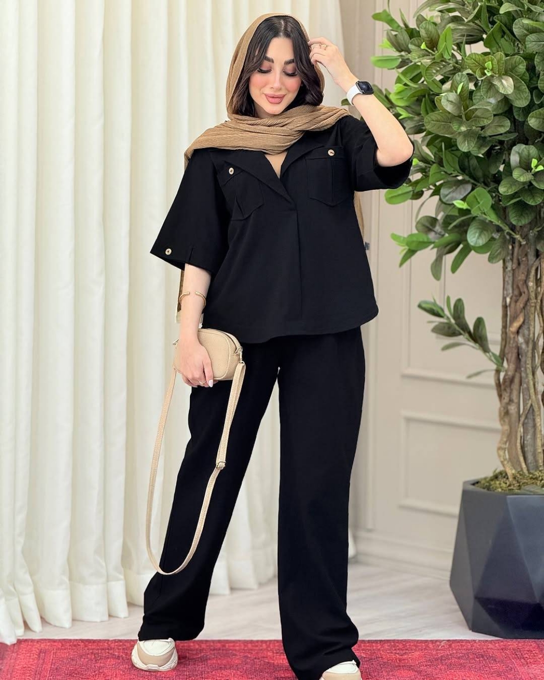 تصویر  شومیز شلوار اسپرت شاواز