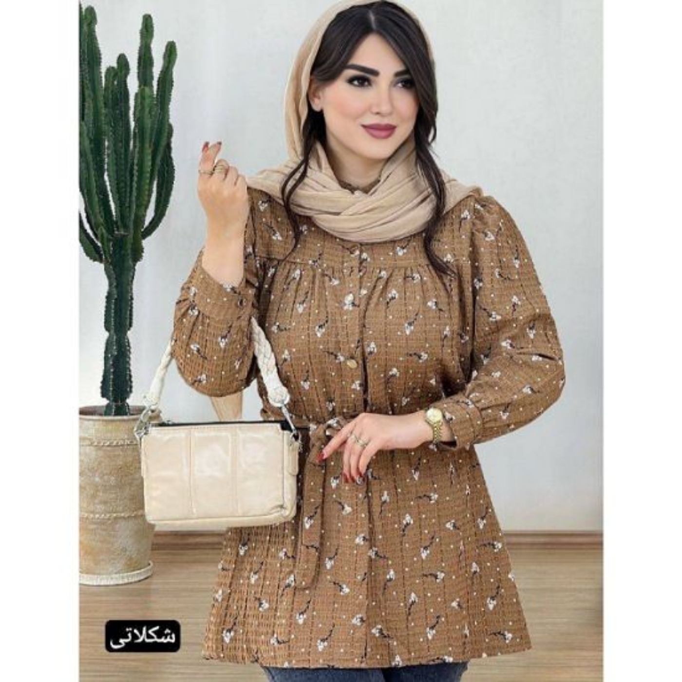 تصویر  شومیز زنانه کریشه مدل ستایش