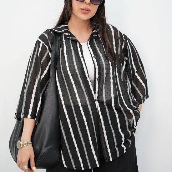 تصویر  شومیز زنانه حریر طهورا