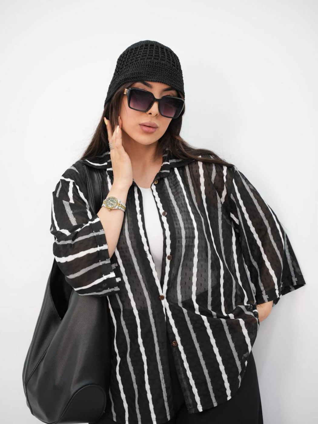 تصویر  شومیز زنانه حریر طهورا