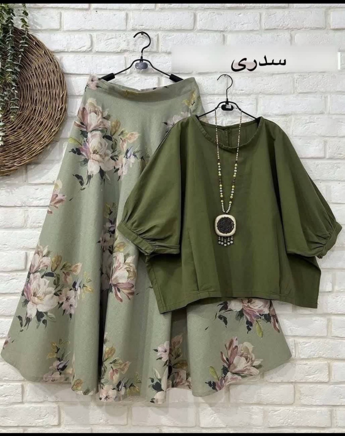 تصویر  شومیز دامن زنانه ست ایلیا