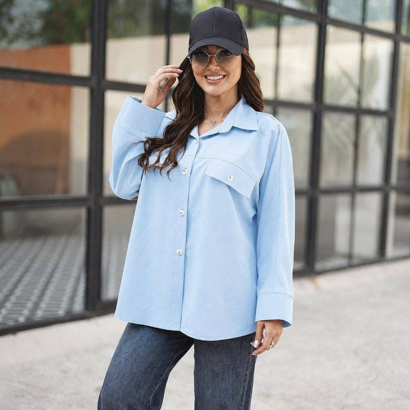 تصویر  شومیز زنانه پری سیلک آگلونما