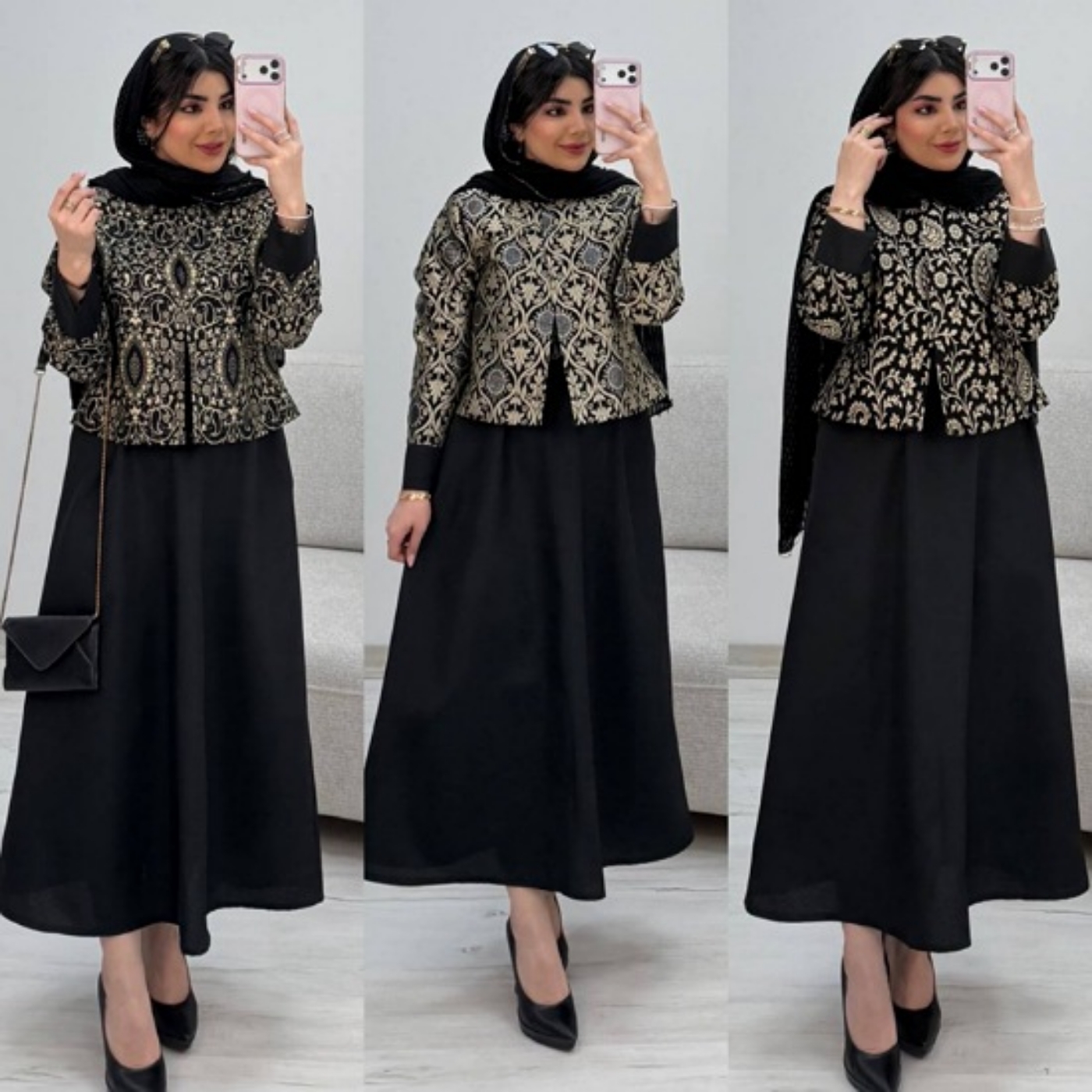 تصویر  کت سارافون زنانه مدل هما