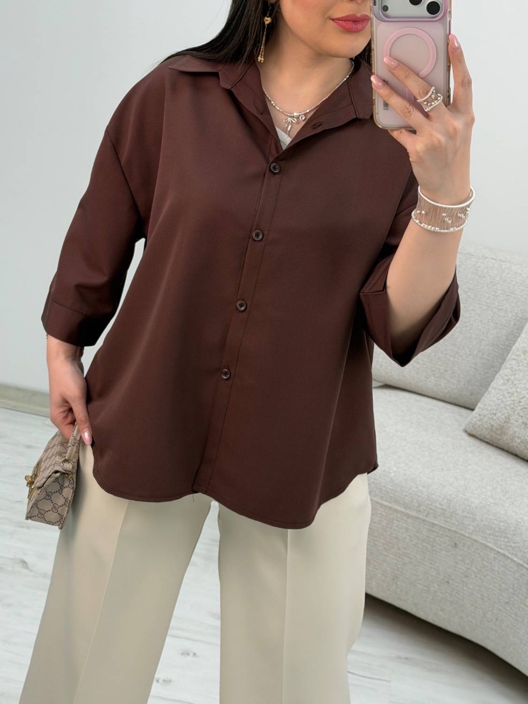 تصویر  شومیز زنانه پری پاستیلی وانیا