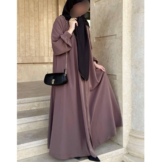 تصویر  مانتو عبا زنانه الیزه حورا چهارفصل