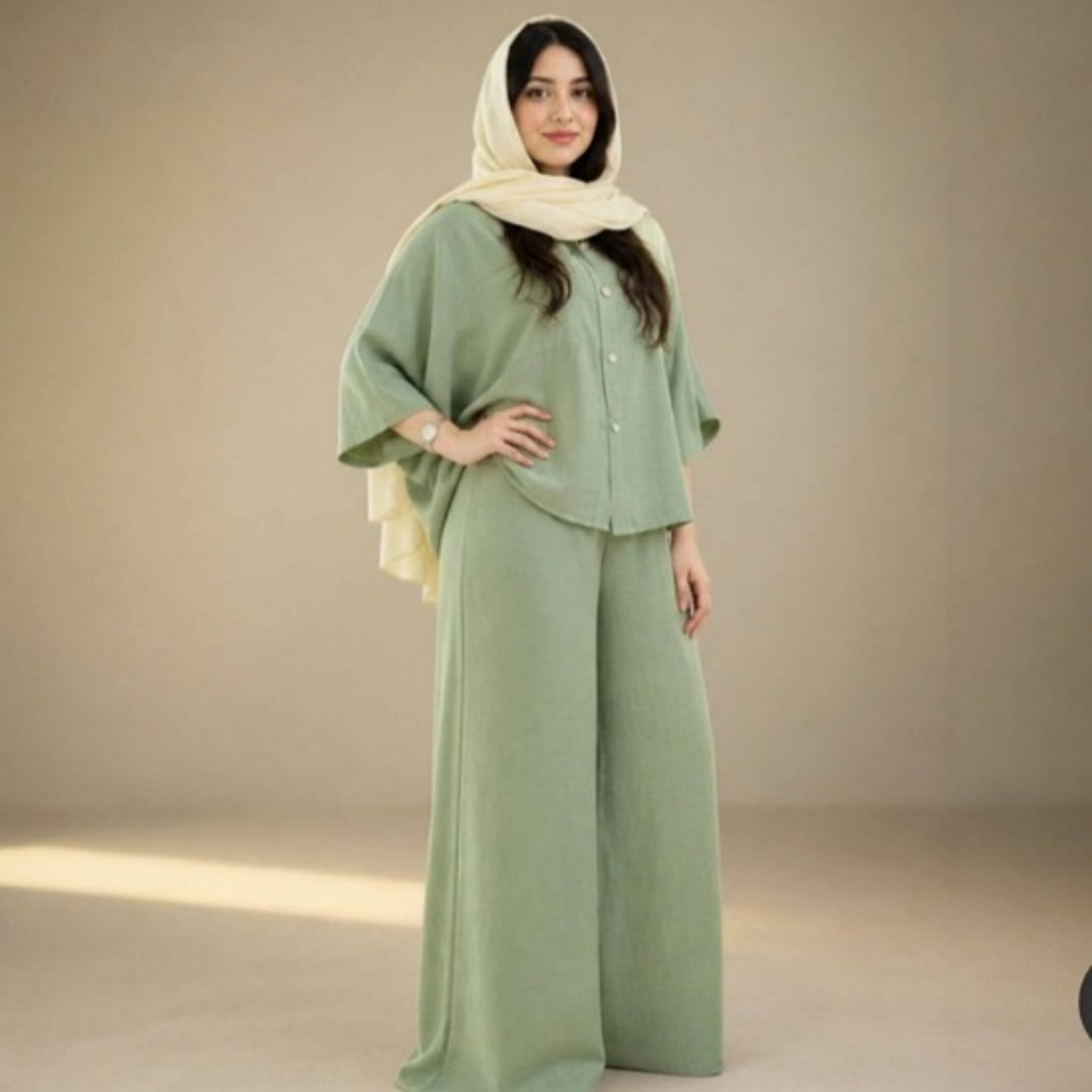 تصویر  شومیز شلوار زنانه صوفیا نازلی