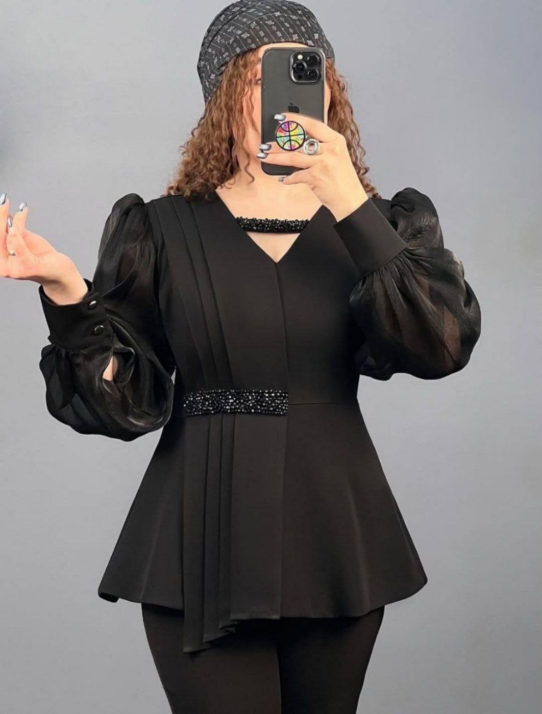 تصویر  شومیز کت زنانه مازراتی مجلسی مهتاب پرواز