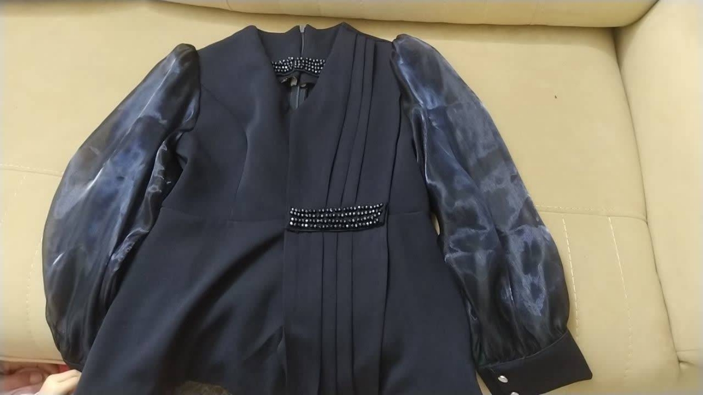 تصویر  شومیز کت زنانه مازراتی مجلسی مهتاب پرواز