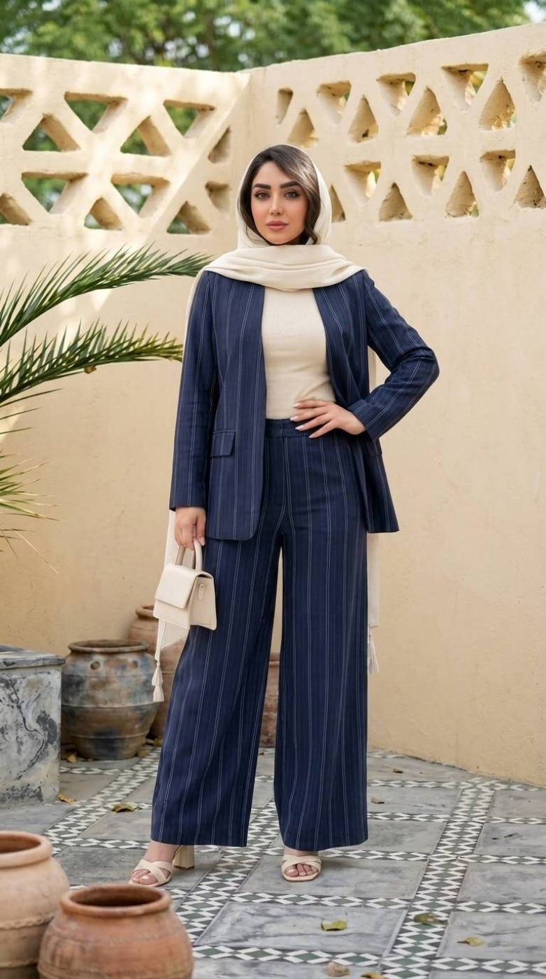 تصویر  کت شلوار زنانه ترند بیتا