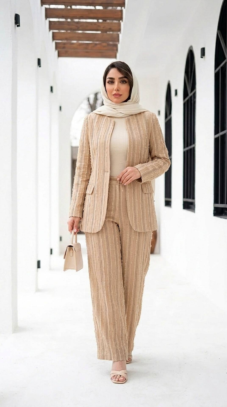 تصویر  کت شلوار زنانه ترند بیتا