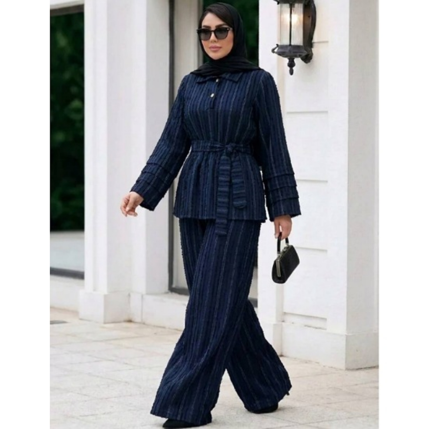تصویر  مانتو شلوار زنانه آنلی