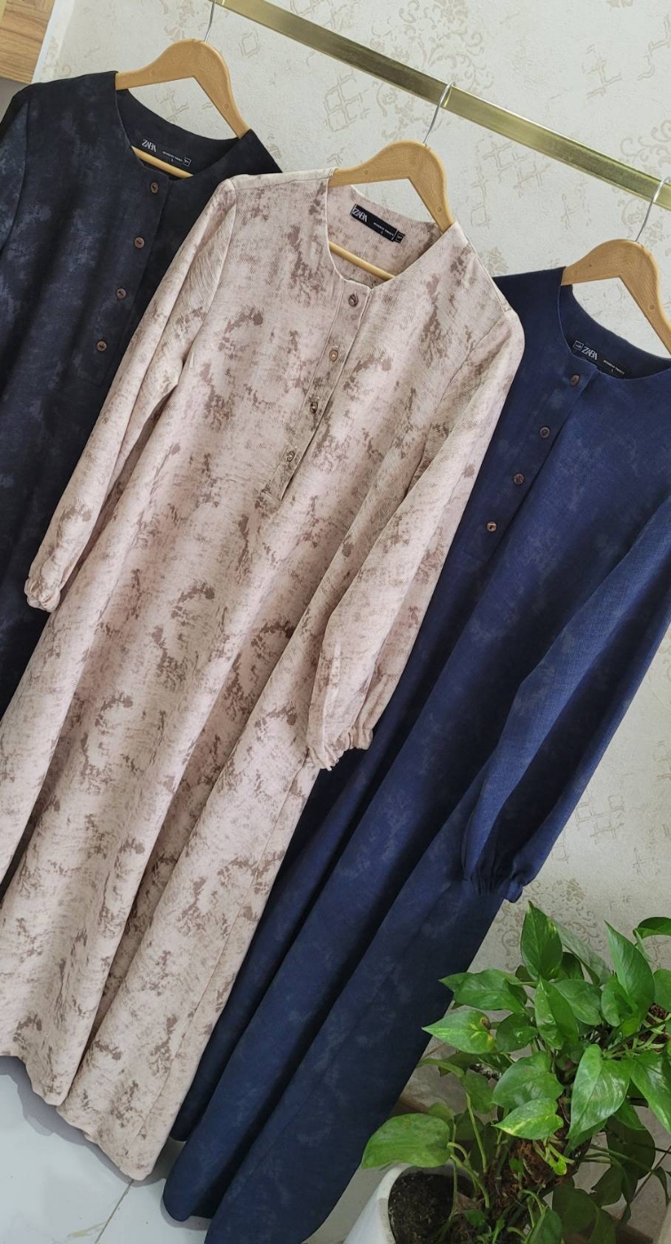 تصویر  پیراهن بلند زنانه سوپرکلوش ایتالیایی مدل روناک