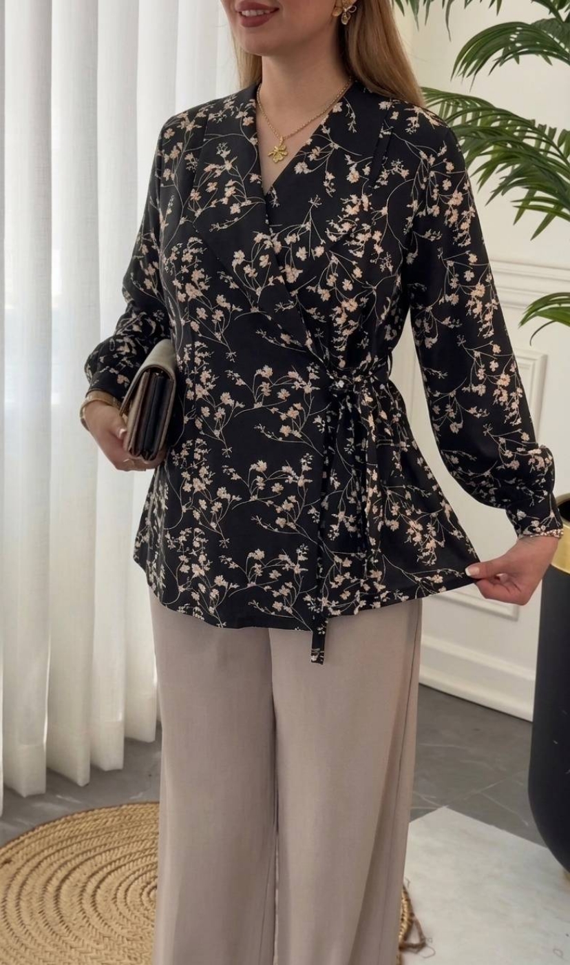 تصویر  شومیز بندی زنانه مجلسی مدل نگار