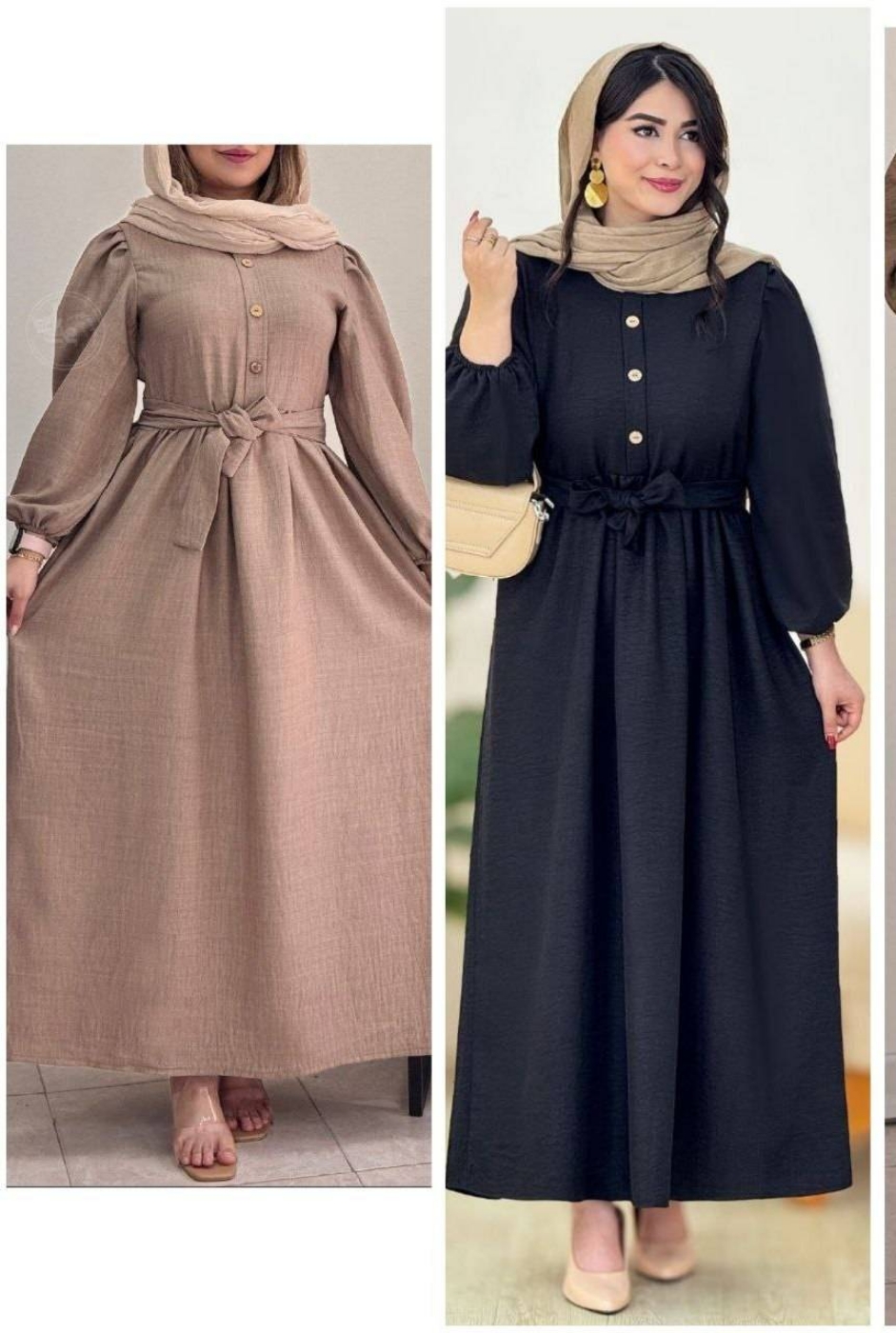 تصویر  پیراهن زنانه بلند ترمه