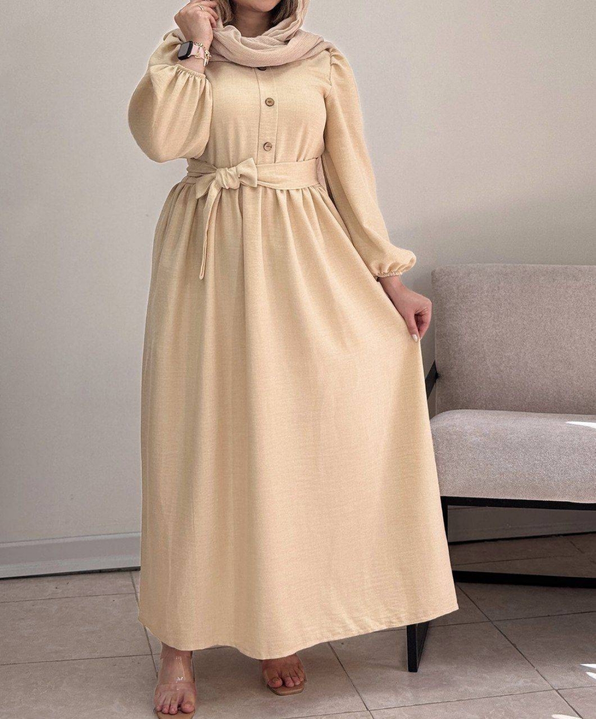 تصویر  پیراهن زنانه بلند ترمه