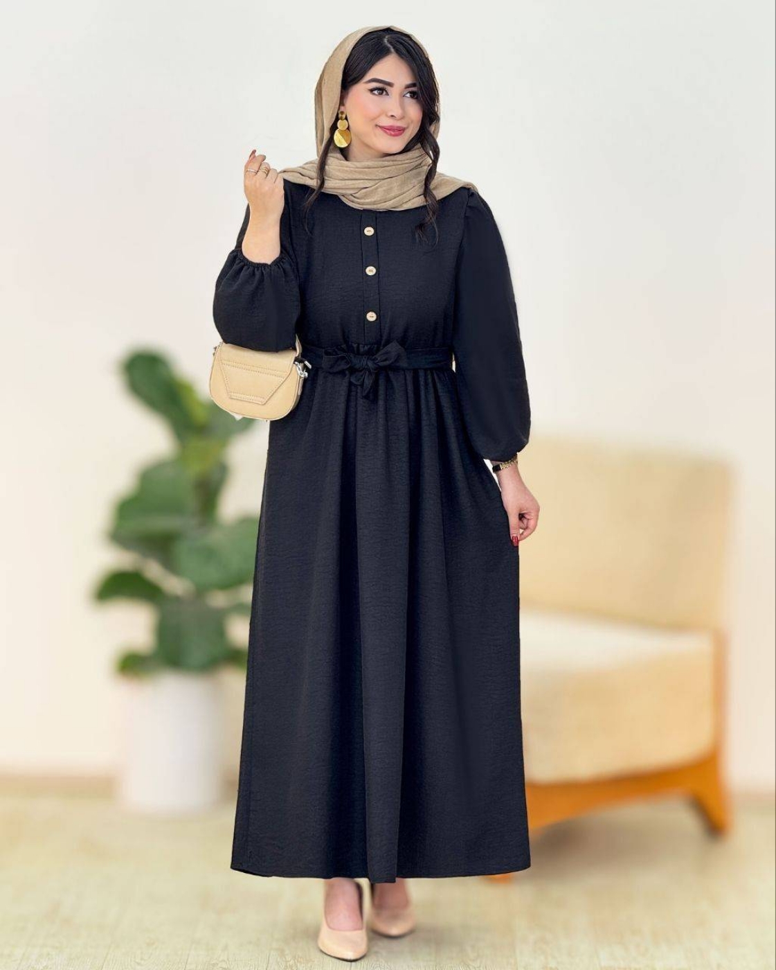 تصویر  پیراهن زنانه بلند ترمه