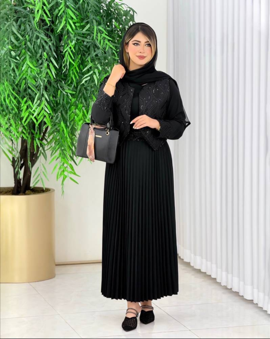 تصویر  پیراهن جلیقه سارافون زنانه مدل هلما