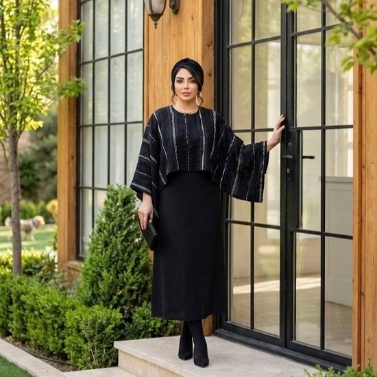 تصویر  شنل سارافون زنانه شایلین