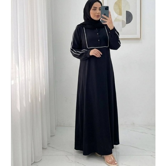 تصویر  عبا زنانه ابروبادی مدل شیما