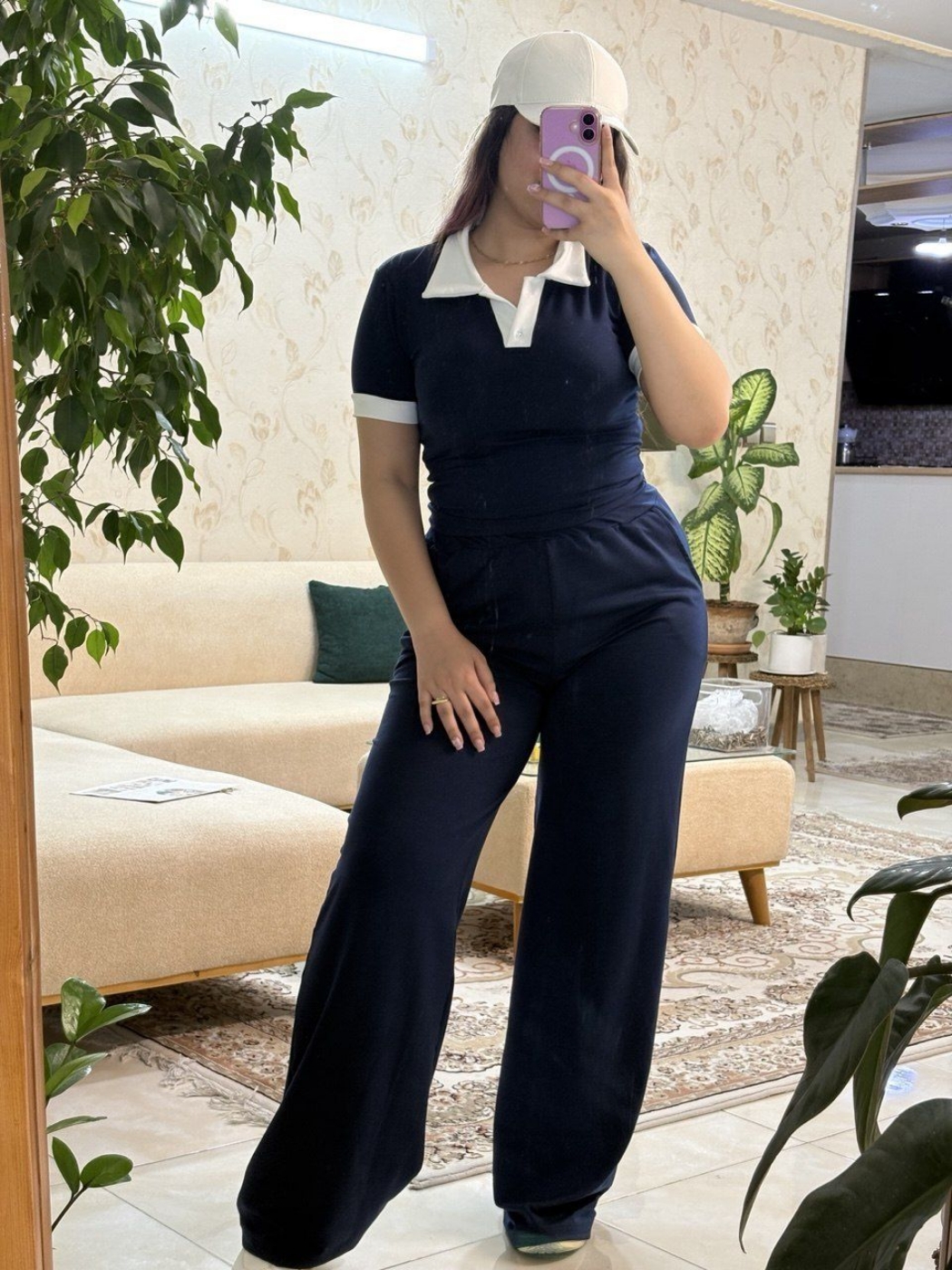تصویر  پلوشرت شلوار بگ ست گلکسی