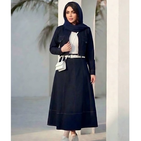 تصویر  کراپ و دامن چهار فصل روناک