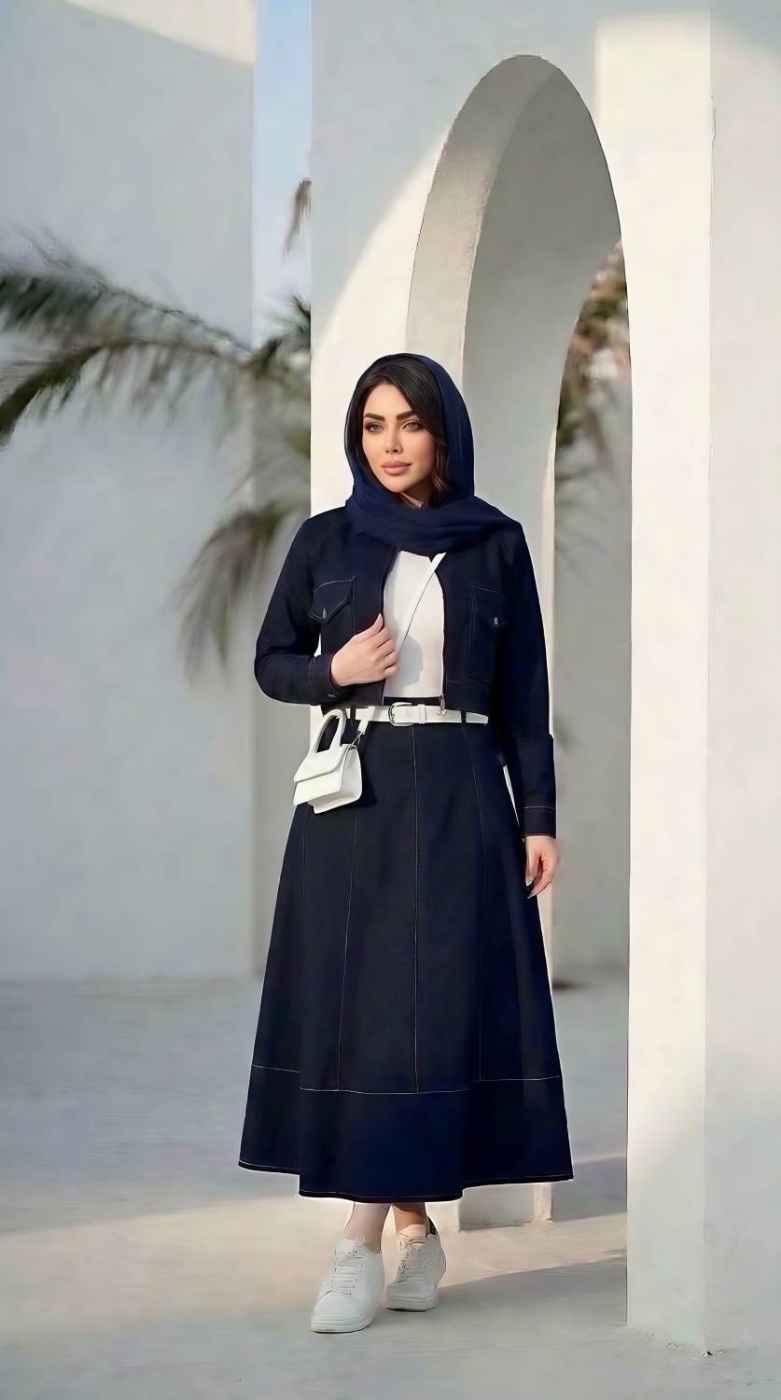 تصویر  کراپ و دامن چهار فصل روناک