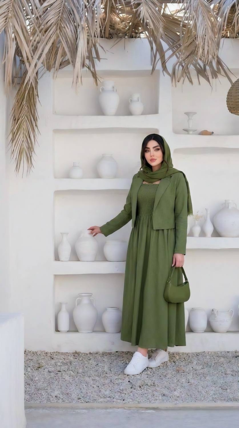 تصویر  کت و سارافون چهار فصل نجلا