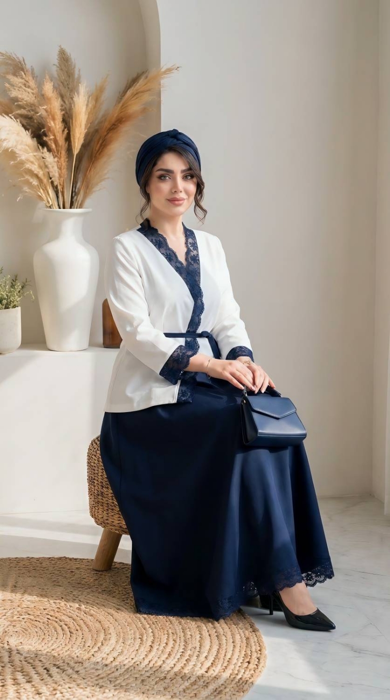 تصویر  کت دامن زنانه مجلسی مادام