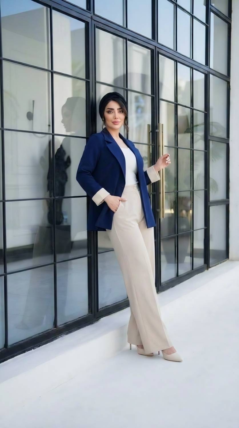 تصویر  کت شلوار شیک و ترند سلنا